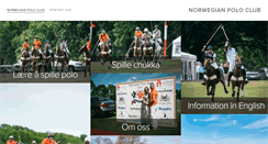 Desktop Screenshot of norwegianpoloclub.com